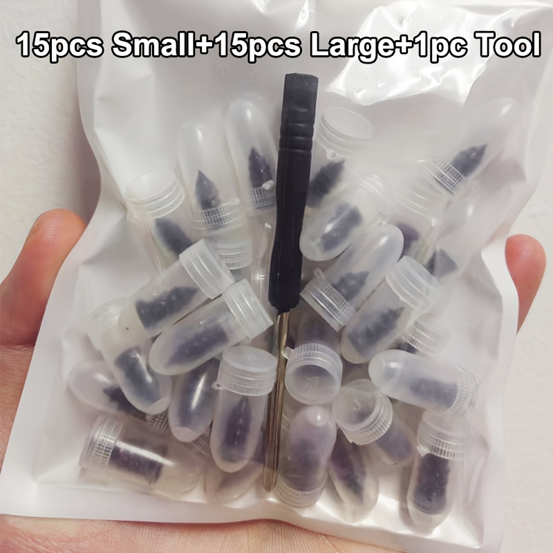 

31pcs Set For Repairing Tires, Suitable For Cars, Bicycles, And Motorcycles, Includes Glue-free Rubber Nails For Tire Fixes.