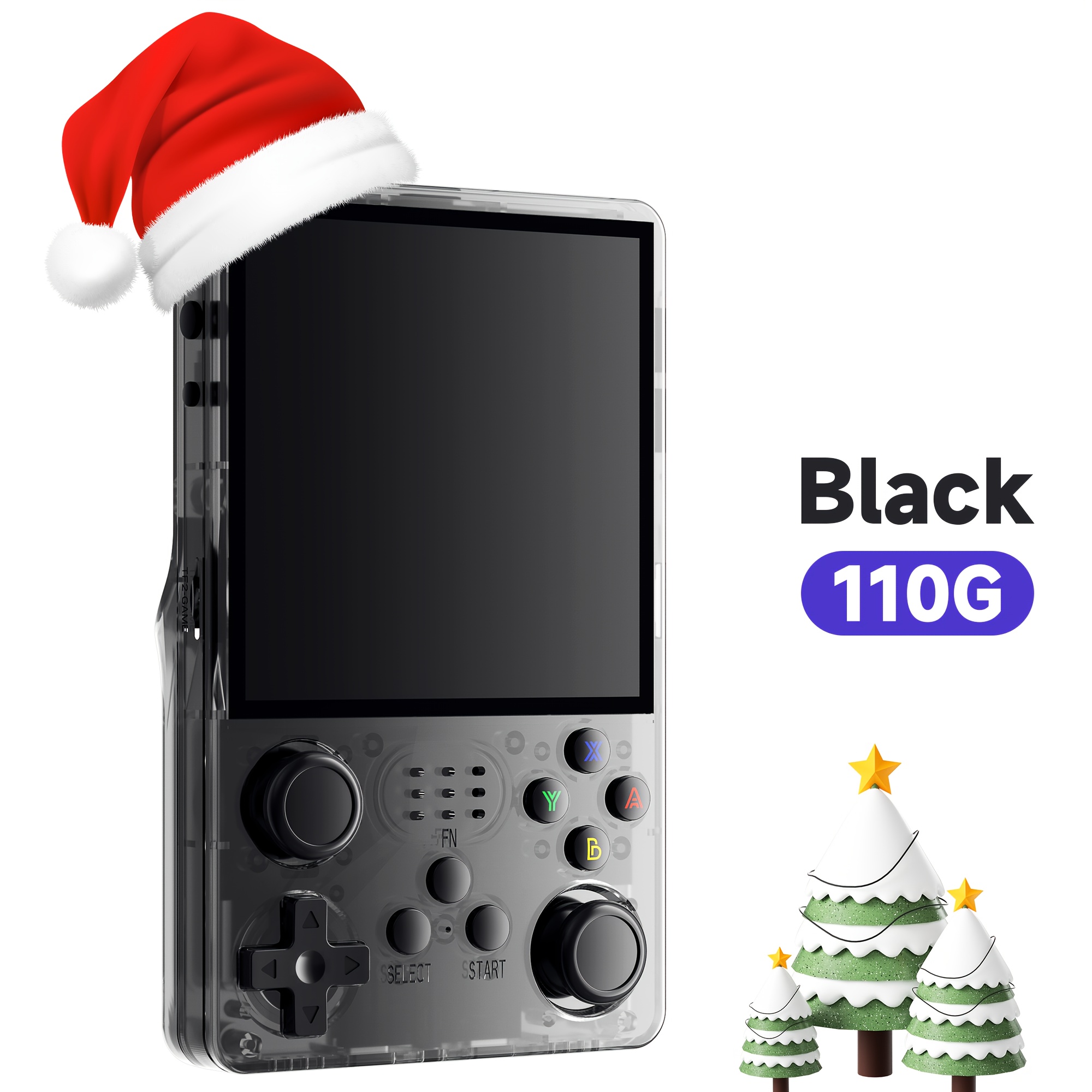 

R36s , 3.5" Ips Display, Mini Portable , With Dual Stick, Wireless , 110g Built-in Battery, For Classic Gaming , Ideal Christmas Gift