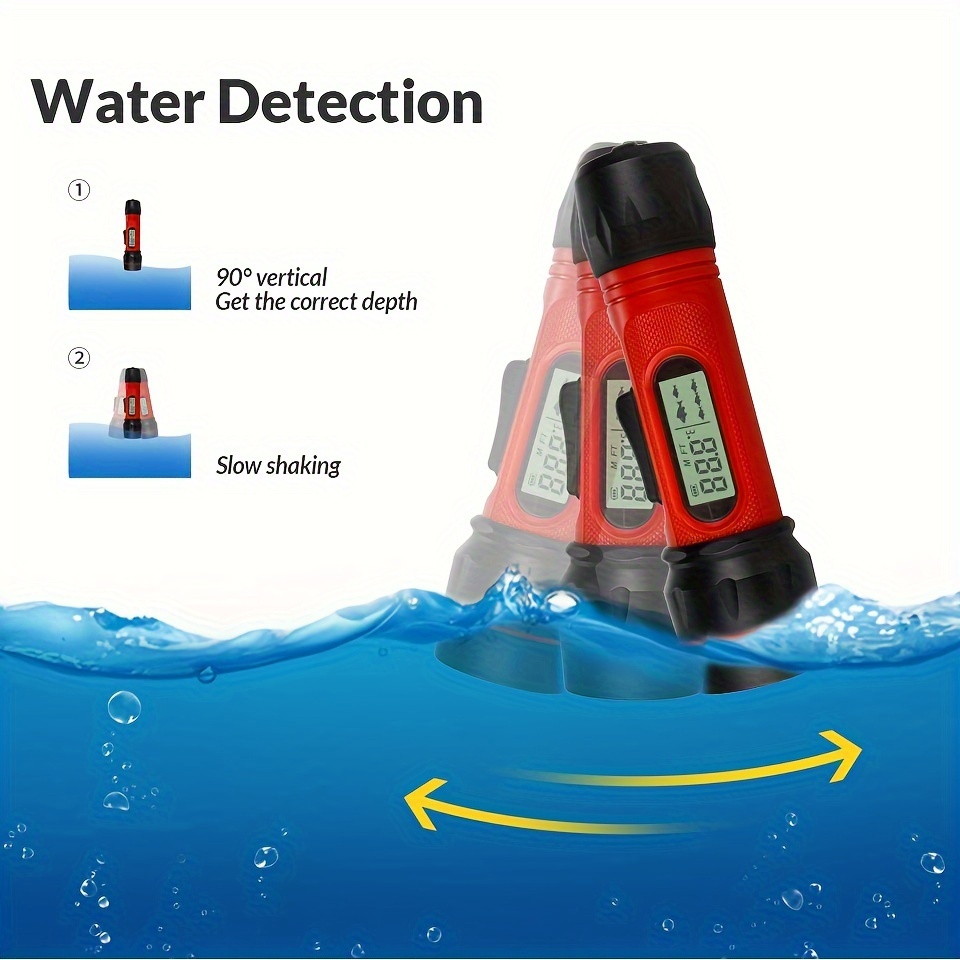 F12 Digital Fish Finder Echo Sounder 100m Depth Portable