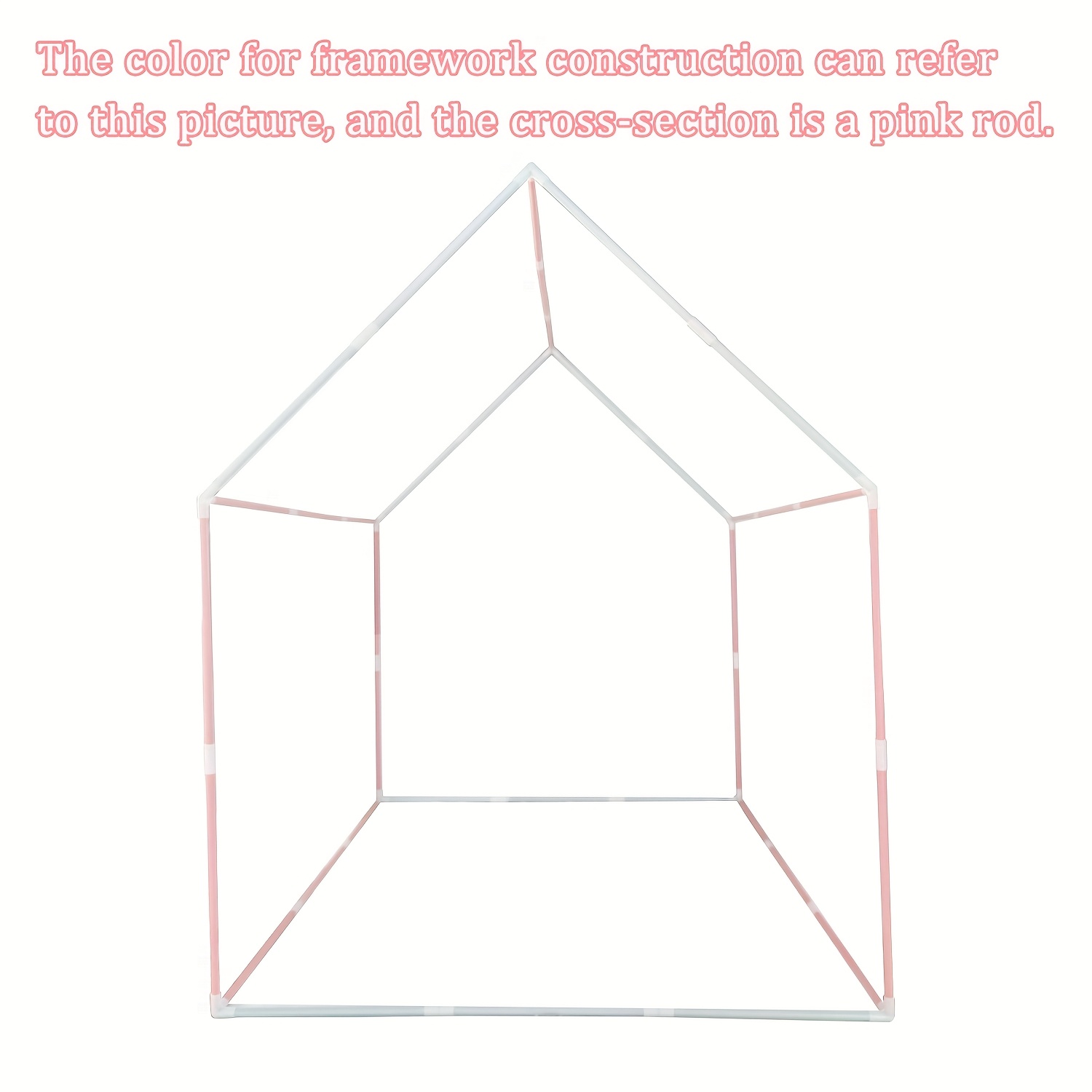 Princess Dream Castle Tent - Foldable Indoor/Outdoor Playhouse with Pastel Pink & Design, All-Season Use for Youngsters Birthday Parties & Special Occasions, Princess Party Decorations, Durable Polyester Fabric, Easy Assembly