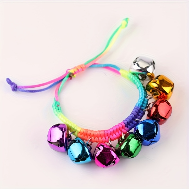 TEMU Wearable Percussionist Bell, Suitable For Adult Use, A Handheld Percussion Instrument With 8 Bells, Suitable For Party Performances, Concerts,