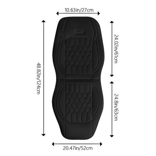 2pcs front driver and passenger universal car seat cushions warm and comfortable protecting seats good item suitable for most models