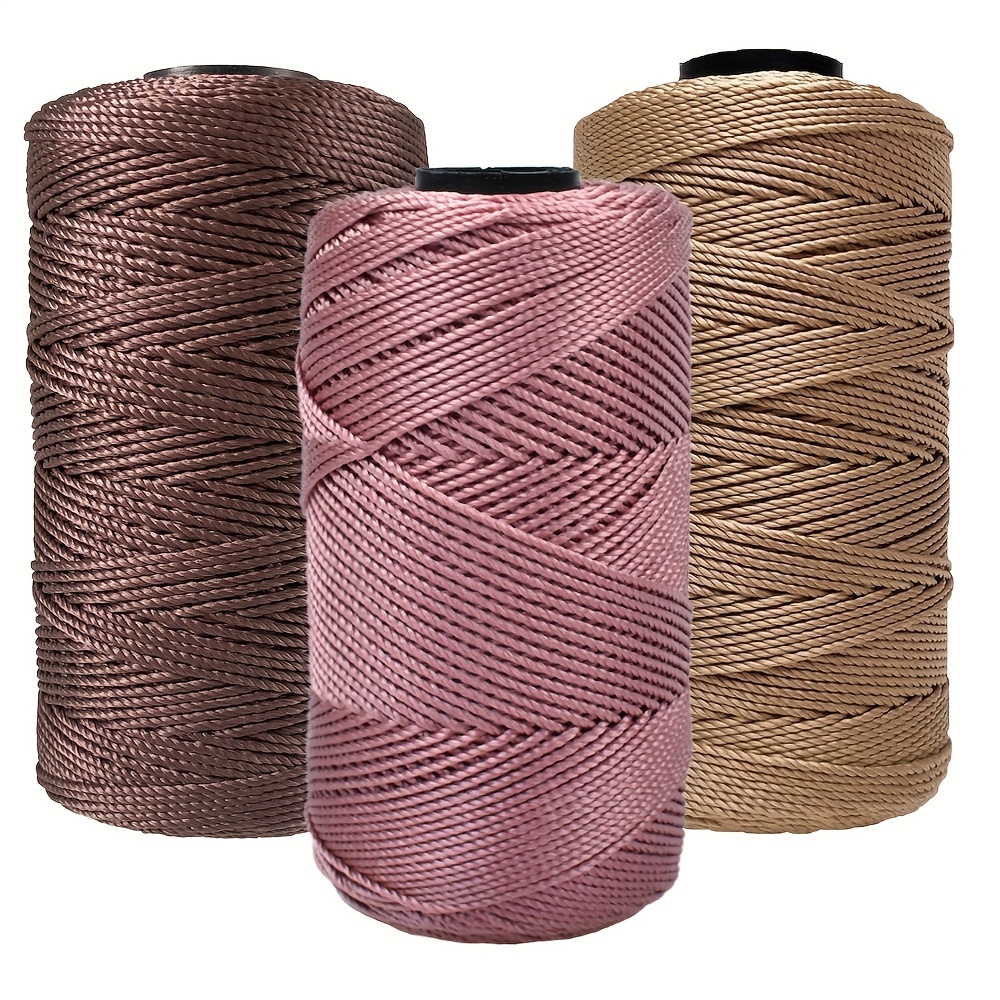 TEMU 3pcs Assorted Colors 100g/roll, Suitable For 3-ply Thread Hand Knitting Hats Bags Cushions