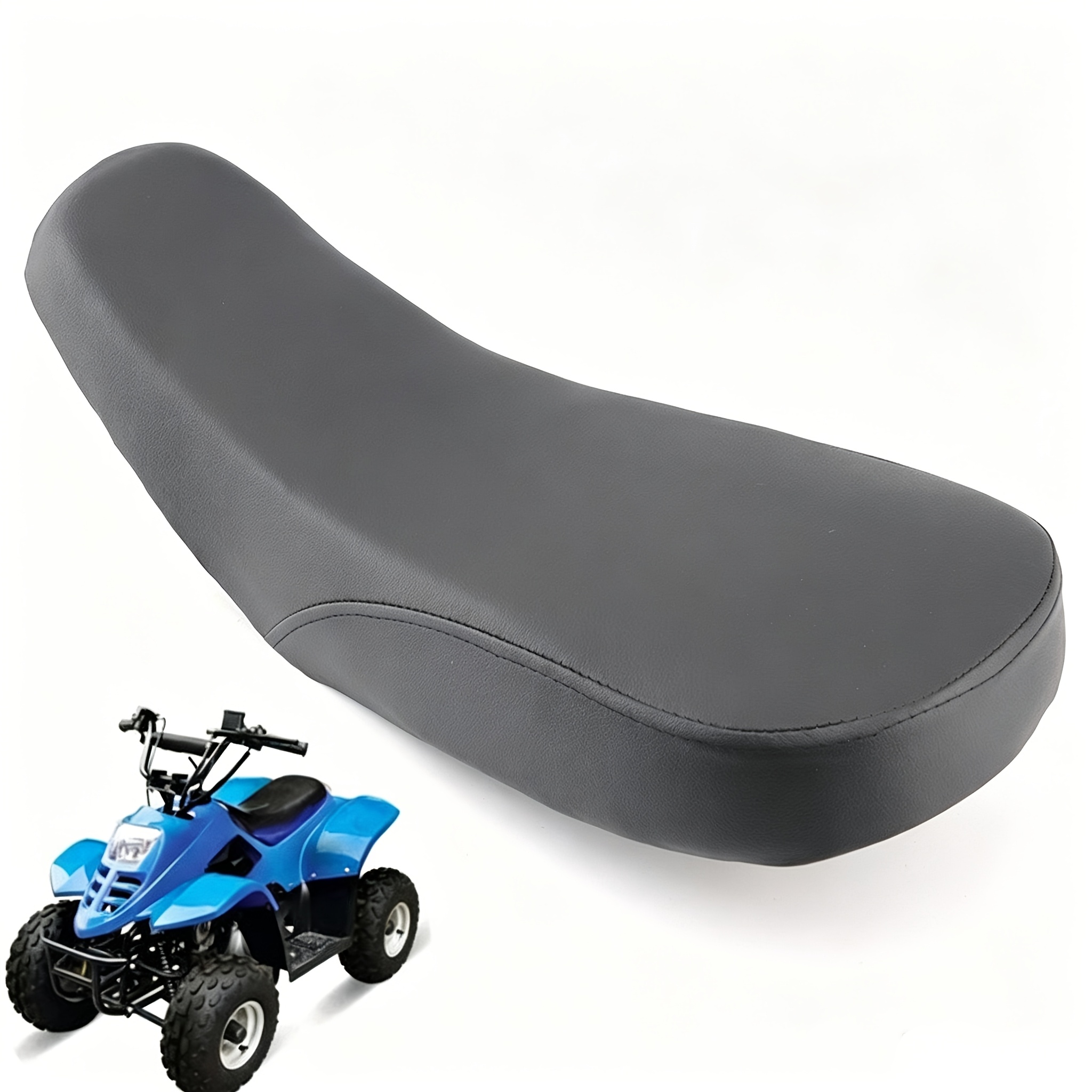 TEMU For 50cc 70cc 90cc 110cc 125cc Complete Atv Seat Off-road Vehicle Fit Small Dinosaur Kids Four-wheeler Motorcycle Thick Foam Replacement Cushion