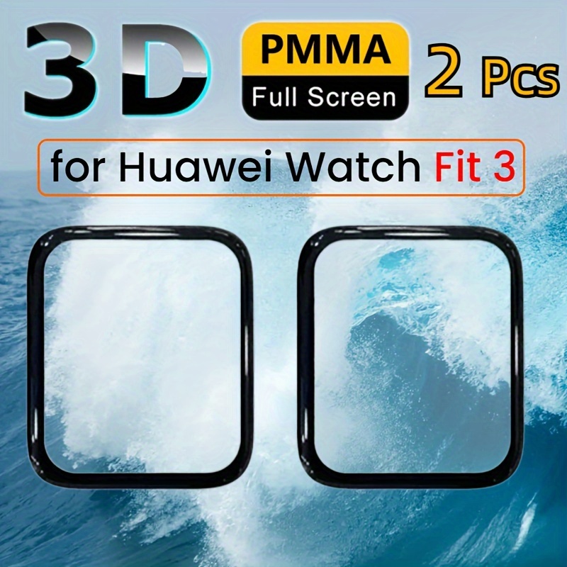 2pcs Full Curved Soft Screen Protector For Huawei Watch Fit 3
