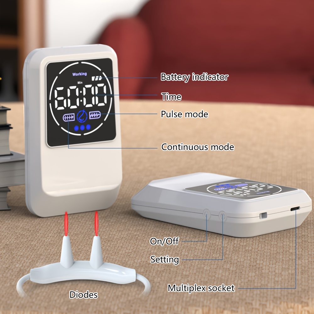 Suitable for Uncomfortable And Sensitive Nasal Cavity, 650nm, Easy to Carry And Use, Laser Acupuncture And Moxibustion Is Designed for The Nasal Cavity, Home Healthcare, Therapeutic Device, Handheld Device, Compact Design, Batterypowered - Image 2