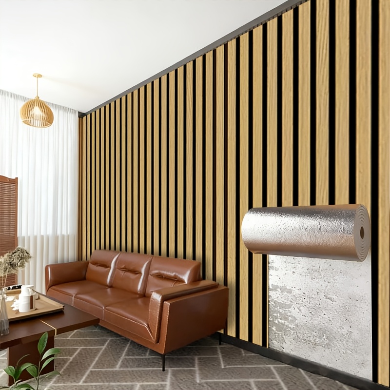 TEMU Paneles de pared 3D autoadhesivos extra gruesos de 3MM - Papel tapiz geométrico de PVC impermeable para salpicadero de cocina, revestimiento de