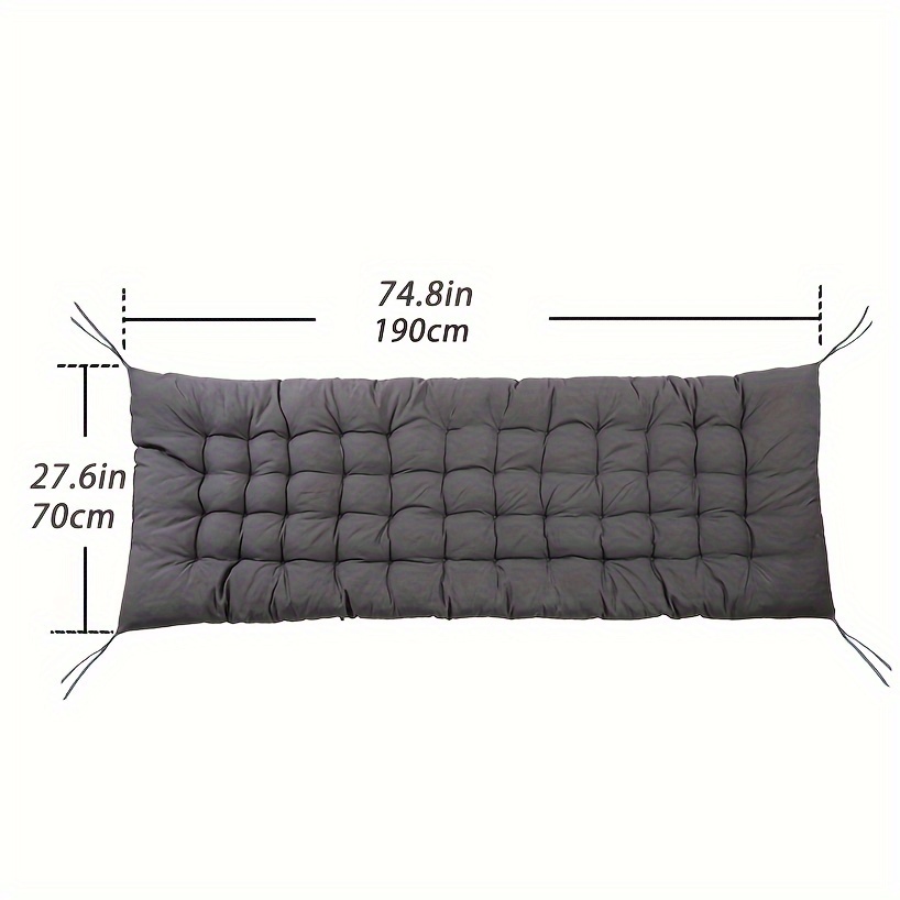 TEMU 1pc -soft Thickened Cushion - Comfortable Polyester Fill, For