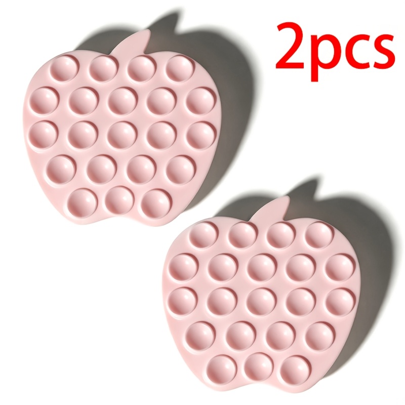 Fruit-Shaped Silicone Suction Cup Phone Stand, Multifunctional