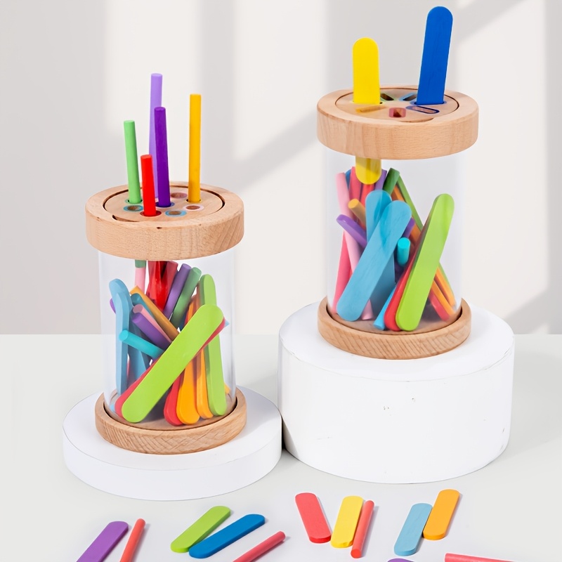 Children's Wooden Color Recognition Shape Sorting Toy