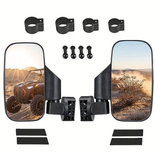 specchietti laterali per da 1.7 a 2, compatibili con utv, adatti per rzr, , pioneer, , , yxz, viking, , per villain, design elegante, costruzione resistente, appassionati di offroad