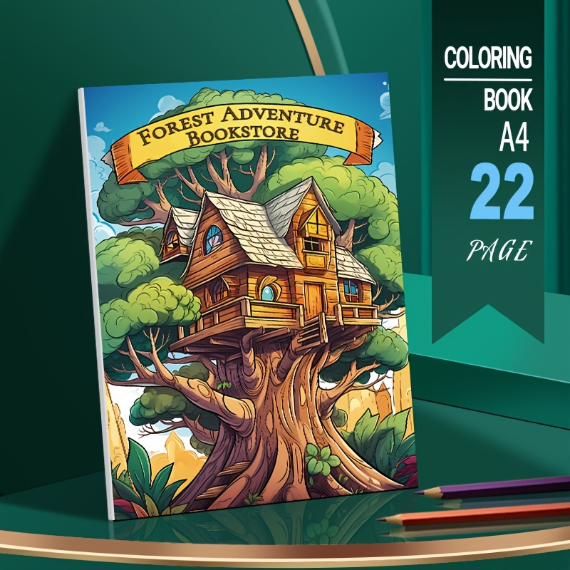 a4 Paper Thickened 20 Pages) Fairy Tale House Themed - Temu