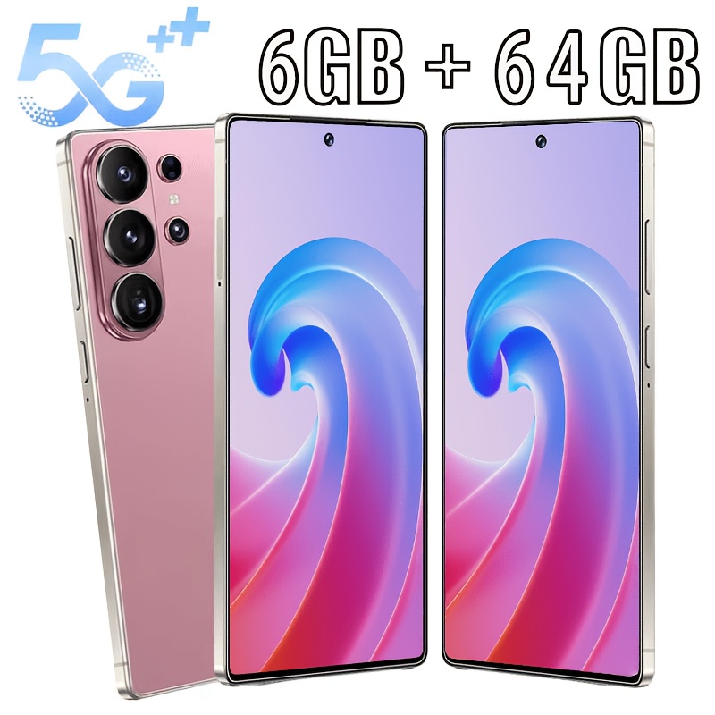 2026 Smartphone Unlocked 6gb+64gb Storage 6.8-inch High-definition Display Screen Dual Camera Long-lasting Battery Cards Gps Built- Includes Headphones, Protective Case, Screen Protect
