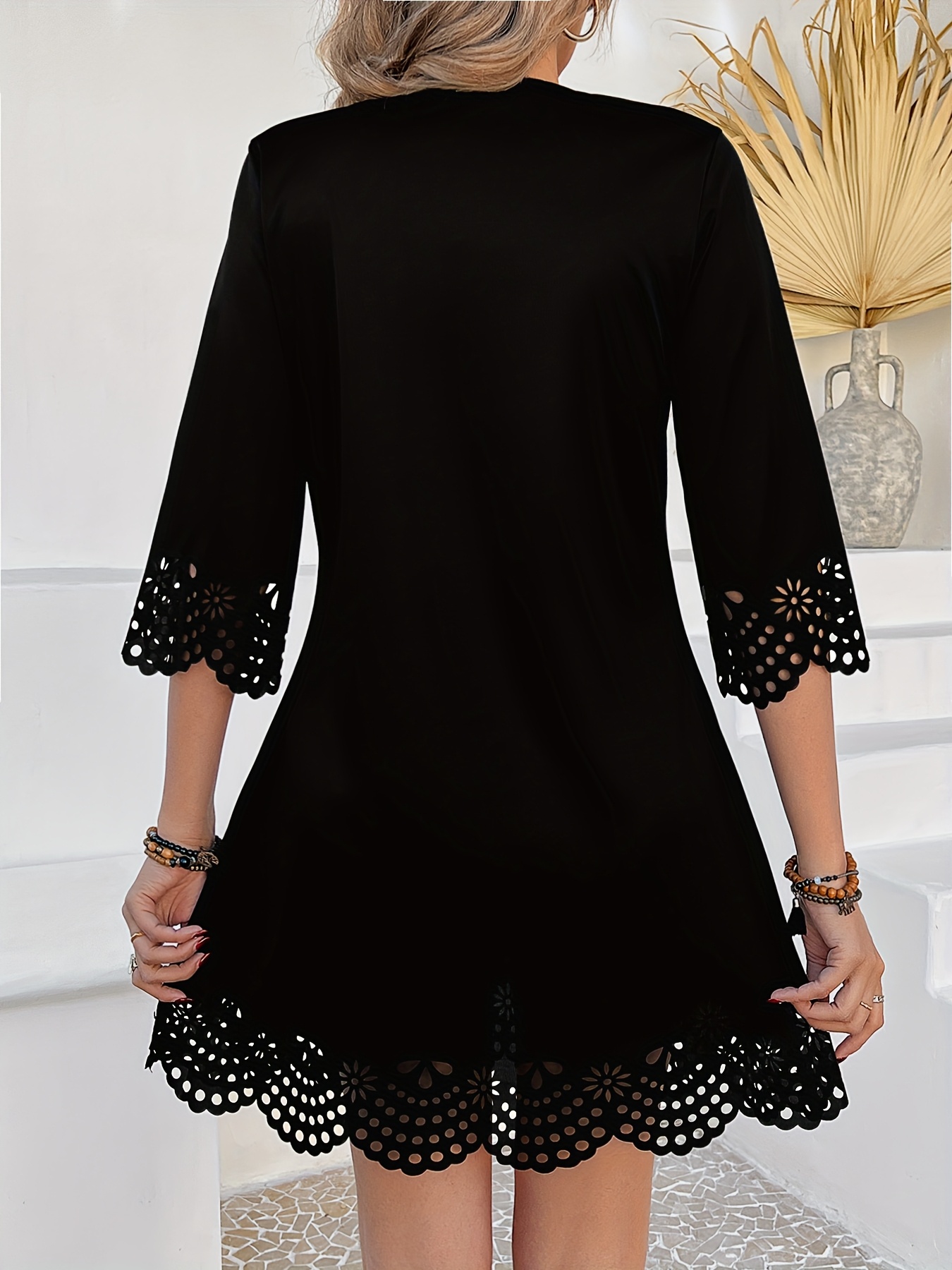 fitted lace wedding dress Amazon.com: Off The Shoulder Wedding Guests Dresses for Women Elegant V  Neck Long Sleeve Wrap Dress Formal Party Cocktail Dress Black : Clothing,  Shoes & Jewelry main image 1