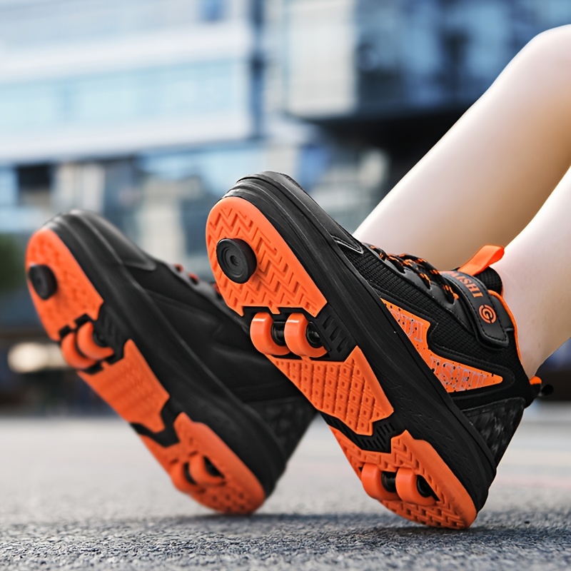 boys fashion roller skates comfortable detachable roller skates for outdoor use   with detachable brake heads