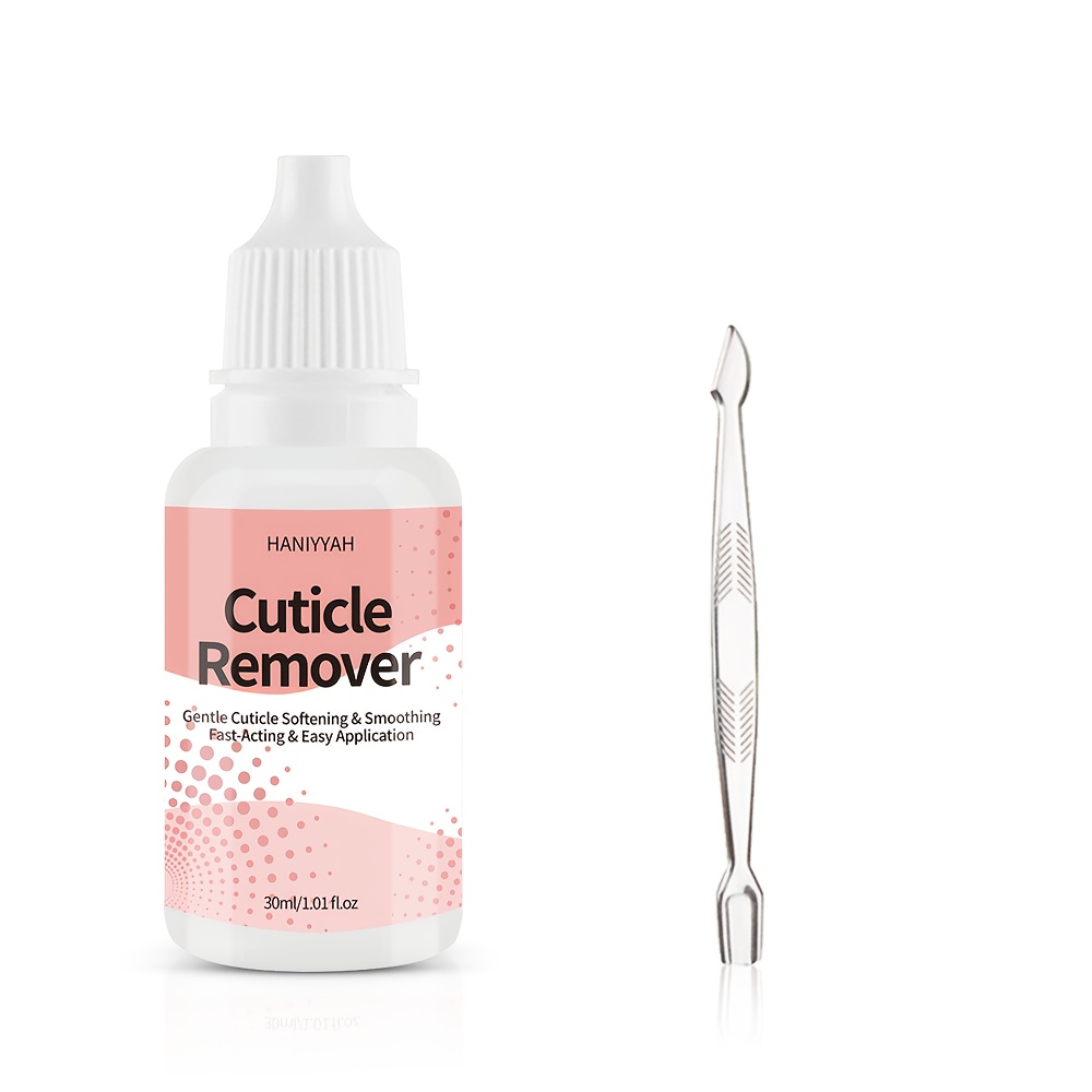 Image of Cuticle Remover For Dead Skin And Dry Cuticles – Gentle Fast-acting Softener With Cuticle Pusher, Alcohol-free Hydrating Formula For Rough, Hard Cuticles By Haniyyah
