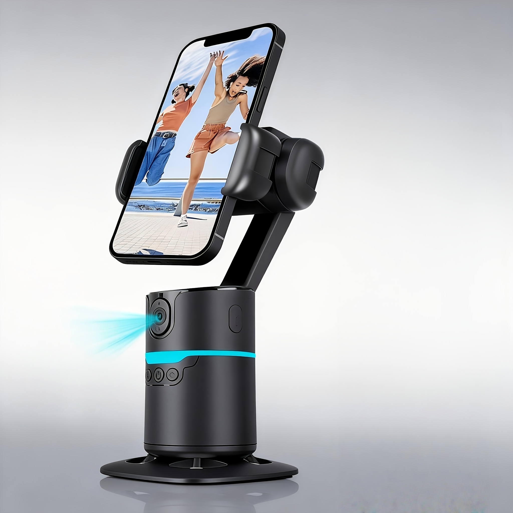 Image of [ Tracking Tripod ] - 2026 New Ai Smart Facial Tracking Gimbal With - Required, Detachable Remote Control, 360° Rotation, Ideal For Live Streaming & Video Recording, 4-in-1 Universal Joint