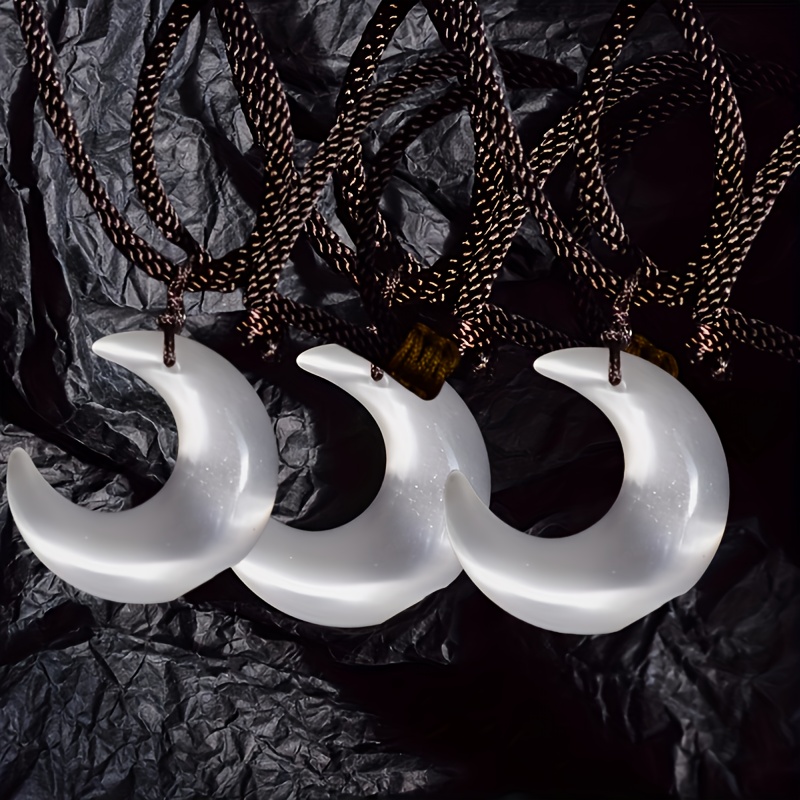 Fairy Moon Necklace Pendant Collarbone Chain Gift for Couple