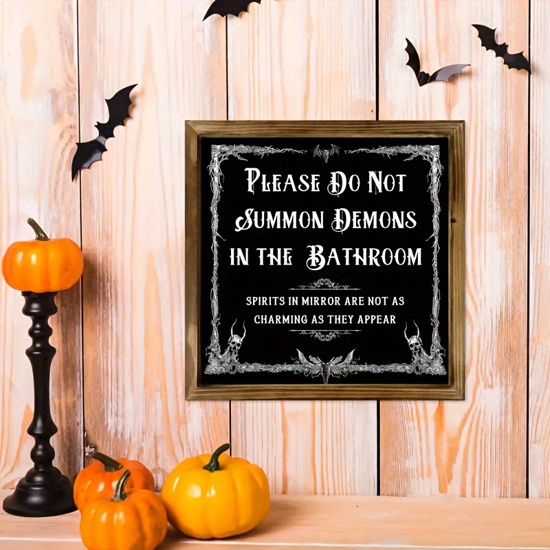 

[ ] Do Not " - Wooden Decor For Bathroom, ,