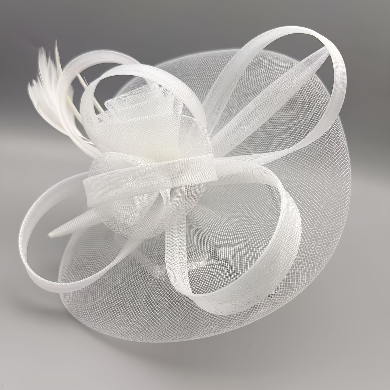 TEMU in Rete Cappello Derby 1pz Fascinator per Feste del T癡 Halloween Anni '20 Compleanno di Matrimonio Cappello da con Fascia e Clip Uso