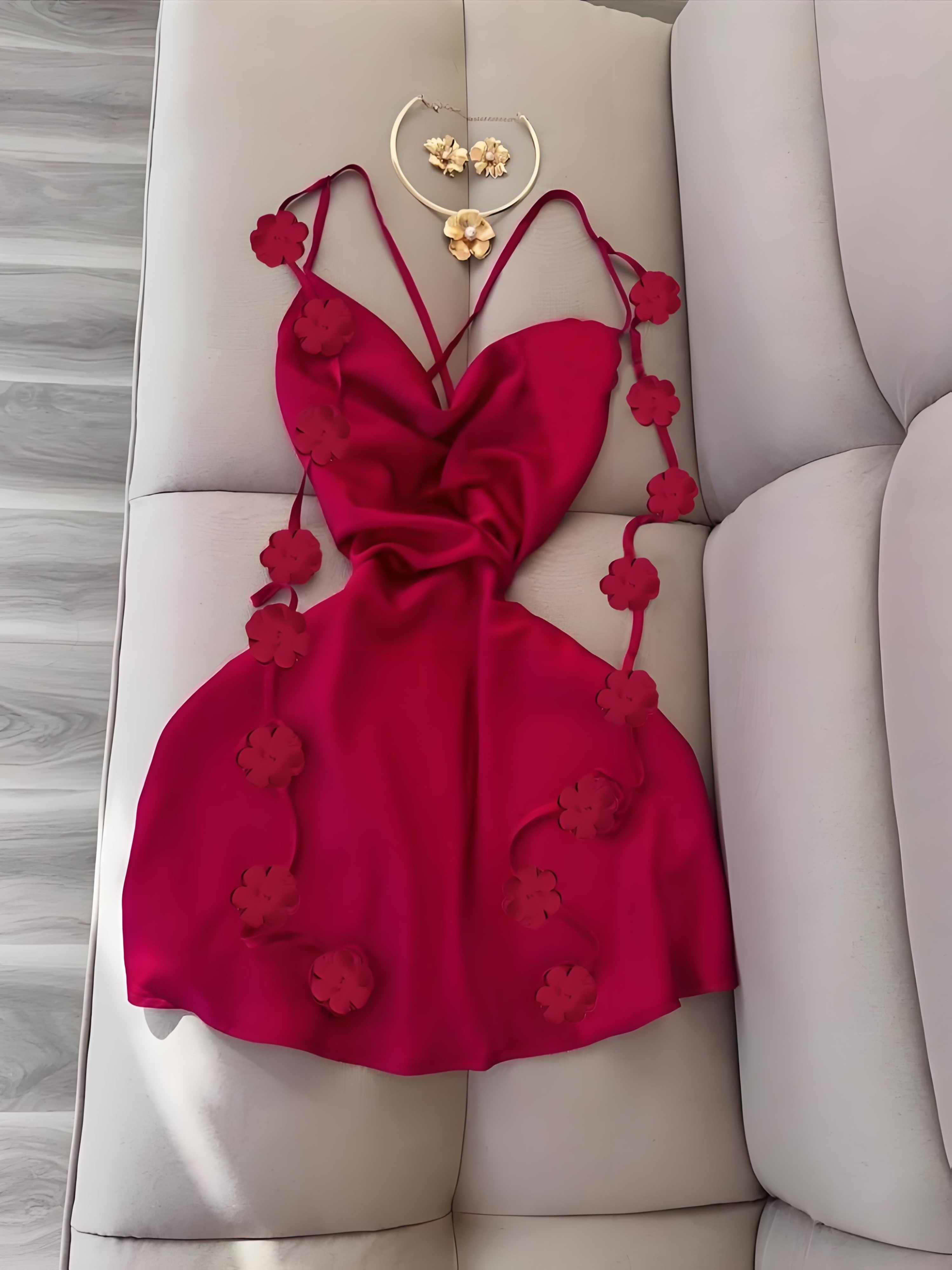white christmas dresses Formal Short Dress Prom Cocktail Red