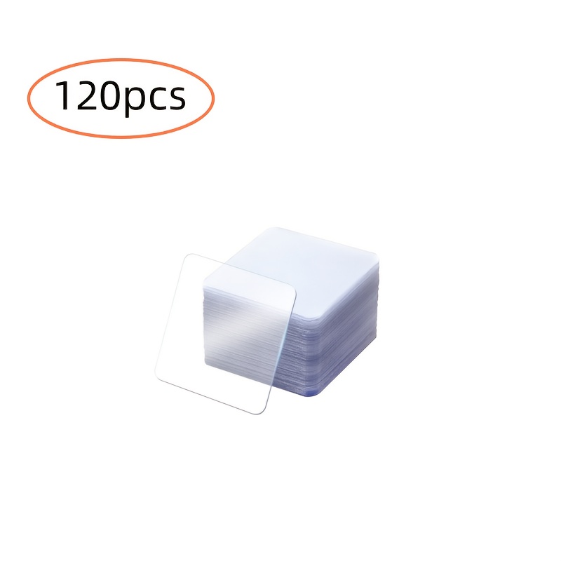 120pcs Rectangular Double-sided Adhesive Pads, No Drilling Required, Pre-cut Installation Blocks, Suitable For Surfaces