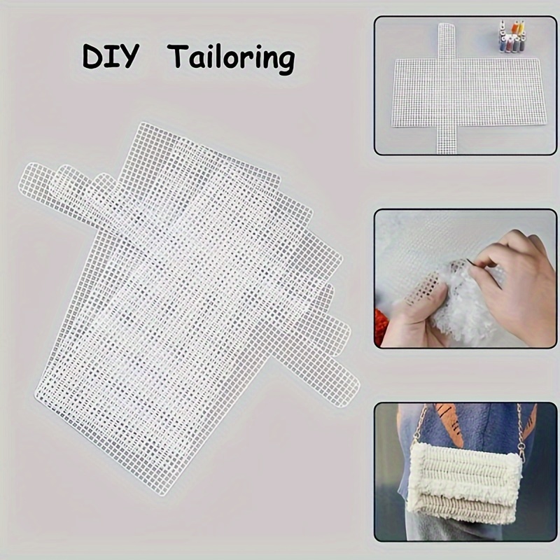 

Diy Tailoring Grid Pieces For Bag Base Shaping - 6 Pcs, 40cm/15.75in X 36cm/14.2in, 4mm/0.16in Grid, Suitable For All Seasons, Crafts, And Diy Projects