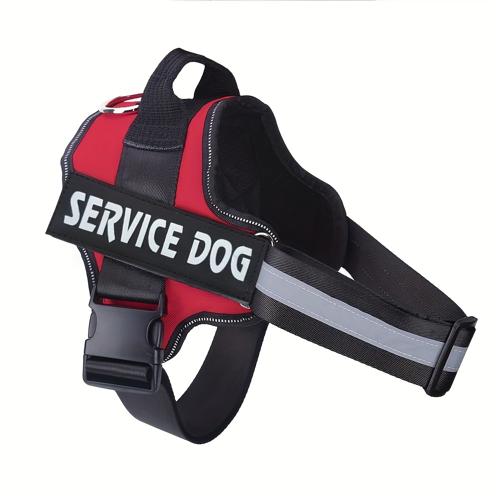 

Dog Harness Reflective Dog Vest Breathable Adjustable Pet Harness With Handle For Easy Walking And Training For Small, Medium And Large Dogs