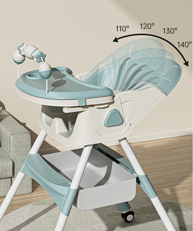 Stylish high chair features