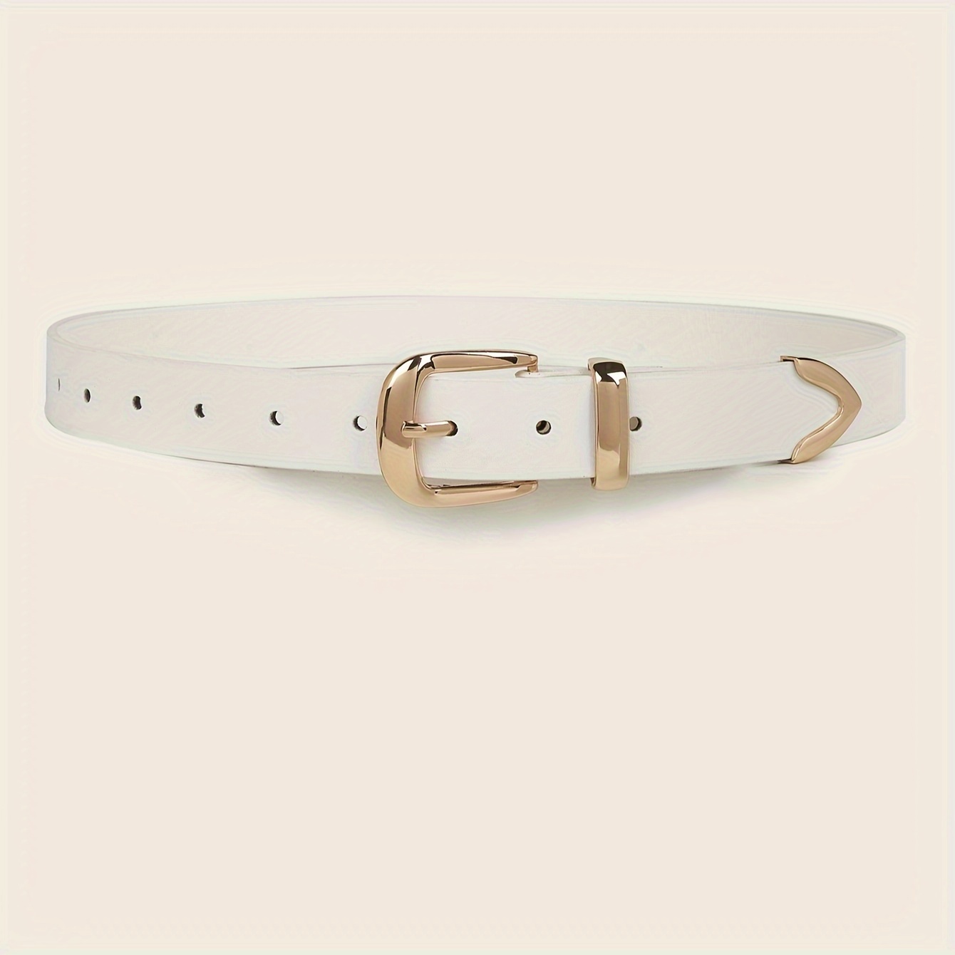 Ladies cream outlet belts