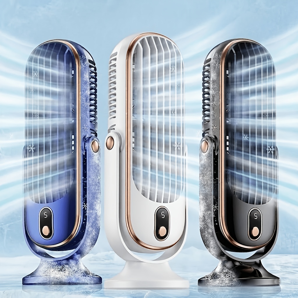 2026 new   portable usb charging table fan compact   design powerful airflow 5 speed control desktop cooling fan for   camping and outdoor rv use essential for   relief