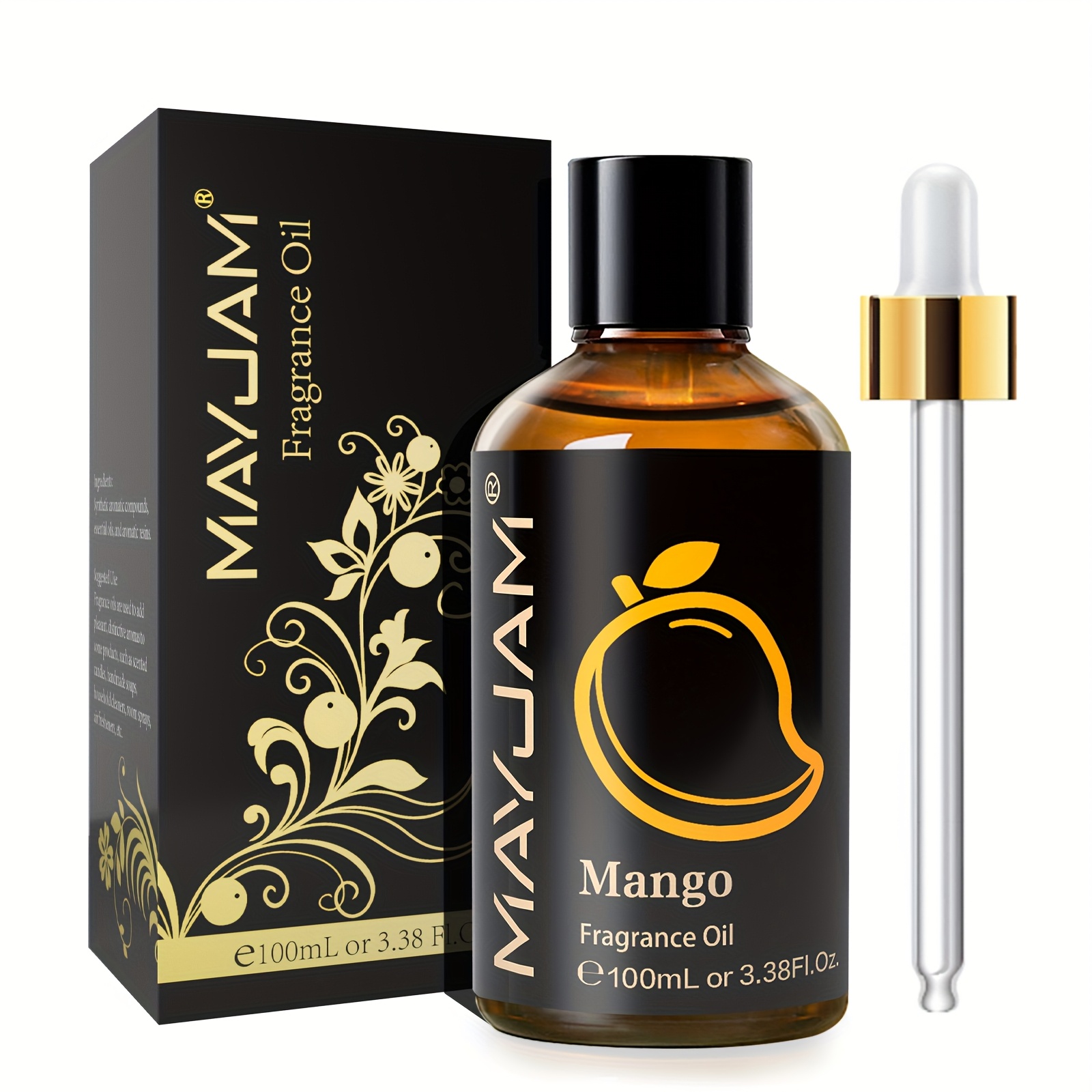 Mayjam 1pc 3.38 Fl Oz Mango Fragrance Oils For Diffuser Humidifier Candle Making