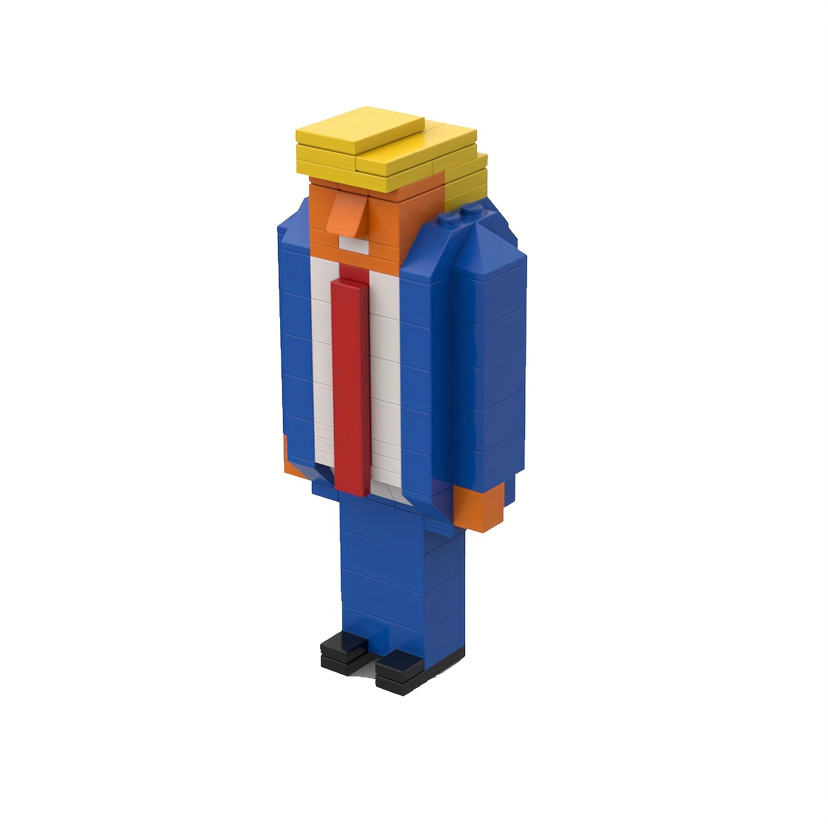 TEMU Popular Character Cartoon Models, Creative Building Block Home Decorations, Durable Abs Material, Suitable For Building Block Lovers As
