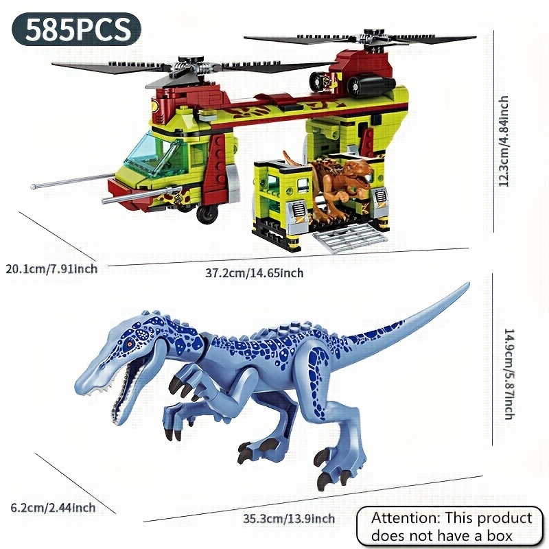 Dinosaur Rescue Operation Building Blocks Animal Puzzle Toy