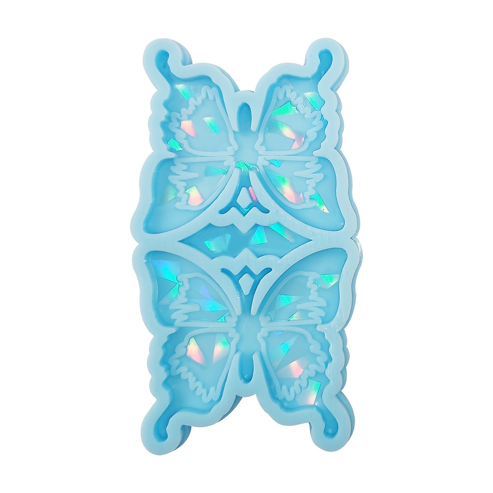 Holographic Pendant Resin Mold, Irregular Shaped Holographic Laser Silicone Pendant Mold, Used For Diy Handmade Casting Tools