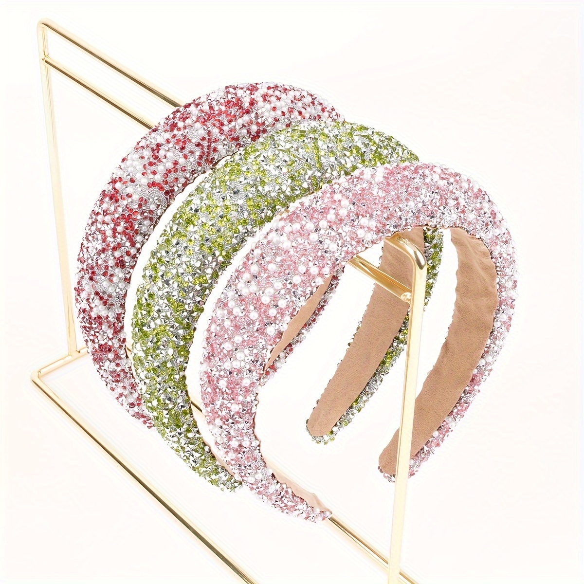 

1pc Women' Face Hairband With Broken Diamonds