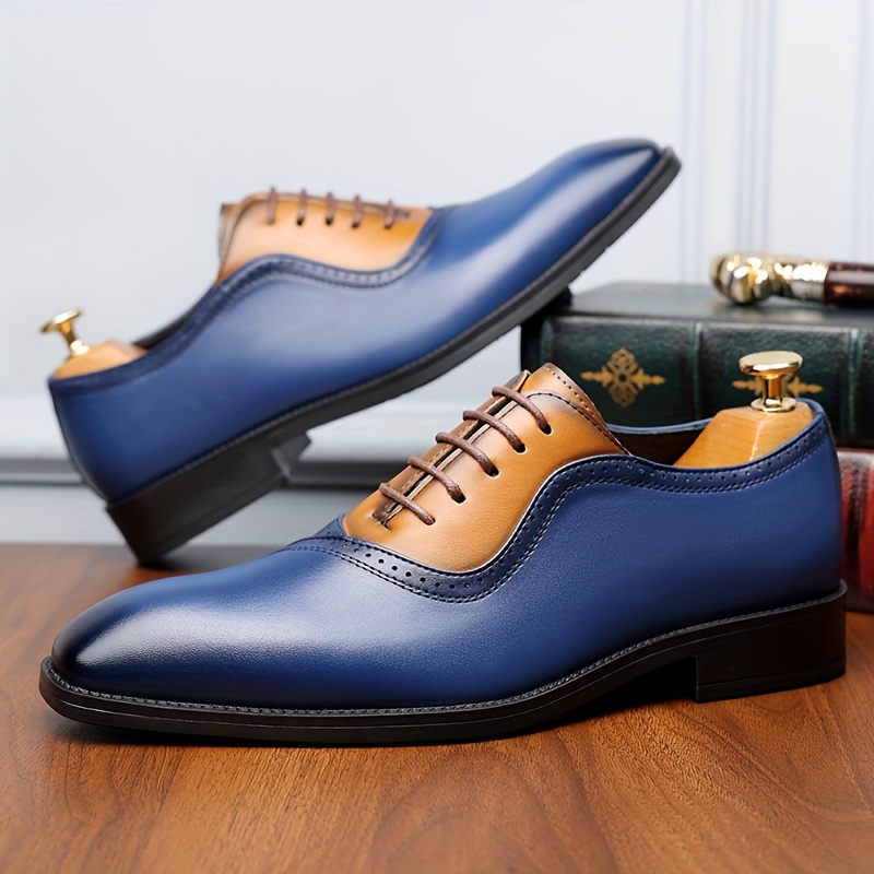 Dress Shoes Royal Blue Lace Shoes Man Sport Shoe Loafers Men Non