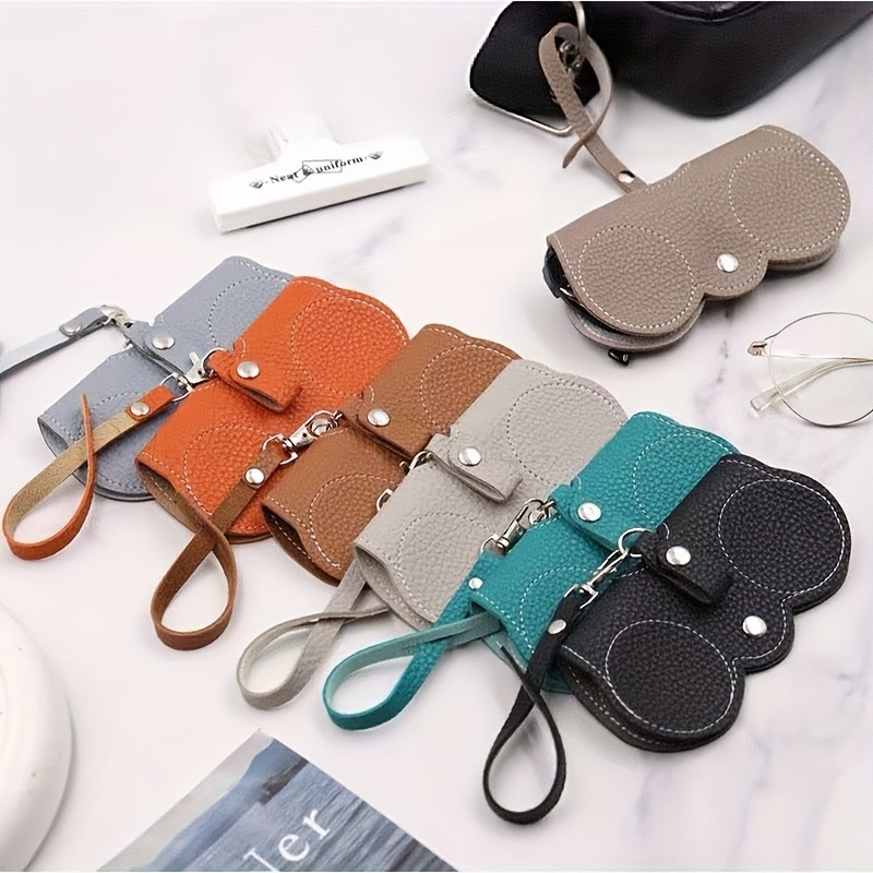 photo de l'article 4pcs étui de rangement anti-écrasement  , nouveau porte-lunettes portable simple housse protectrice sac suspendu facile à   cadeau idéal pour les  