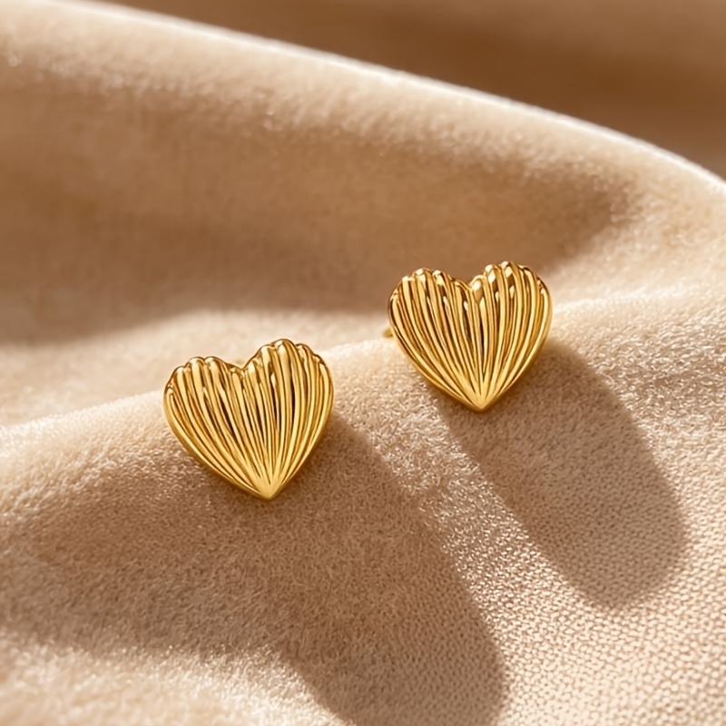 TEMU 1 Paire de Boucles d'Oreilles Coeur Western, Design Rétro , Tempérament Élégant, Convient aux Banquets et Fêtes de Femmes, aux , ou aux Cadeaux
