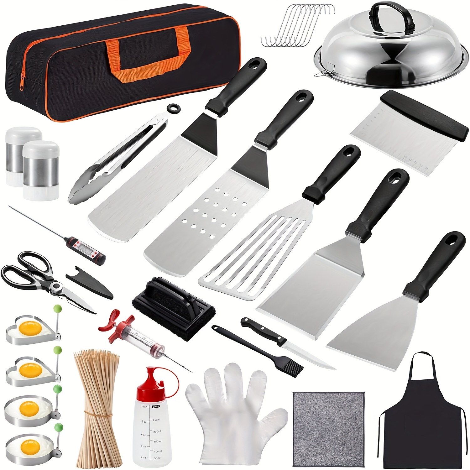 

Griddle Accessories Kit - 245pcs Grill Spatula Set For Griddle Cooking (245 Pcs)