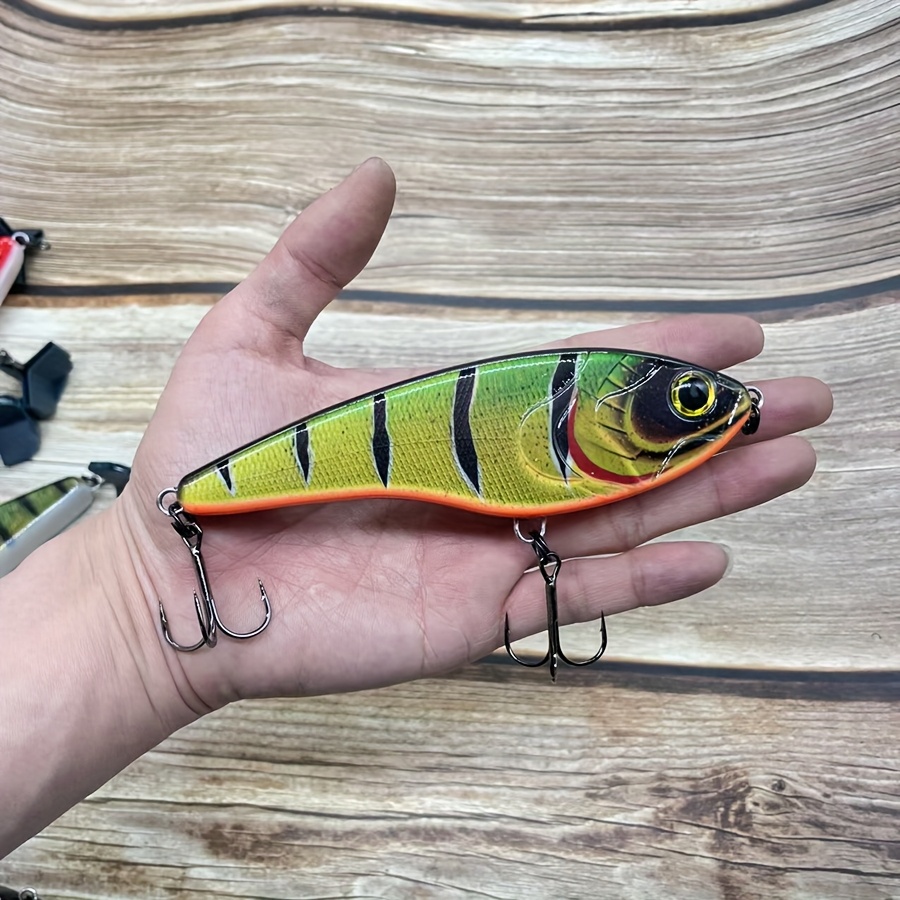 3d Printed Lure Slow Sinking Jerk Bait 130mm 57g Freshwater Bionic Fishing Lure