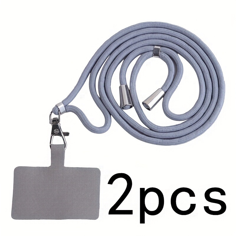 2pcs Universal Adjustable Phone Lanyard Strap Mobile Phone Hanging Rope Neck Straps Anti-lost Lanyards Cell Phone Accessories