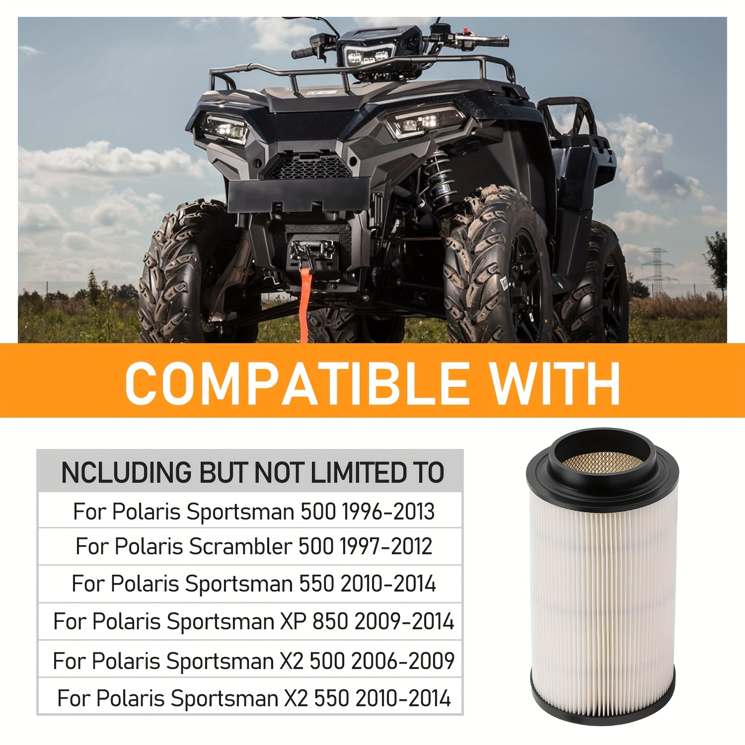 7080595 Ar Flter For Polars Sportsman 400 500 550 570 600 700 800