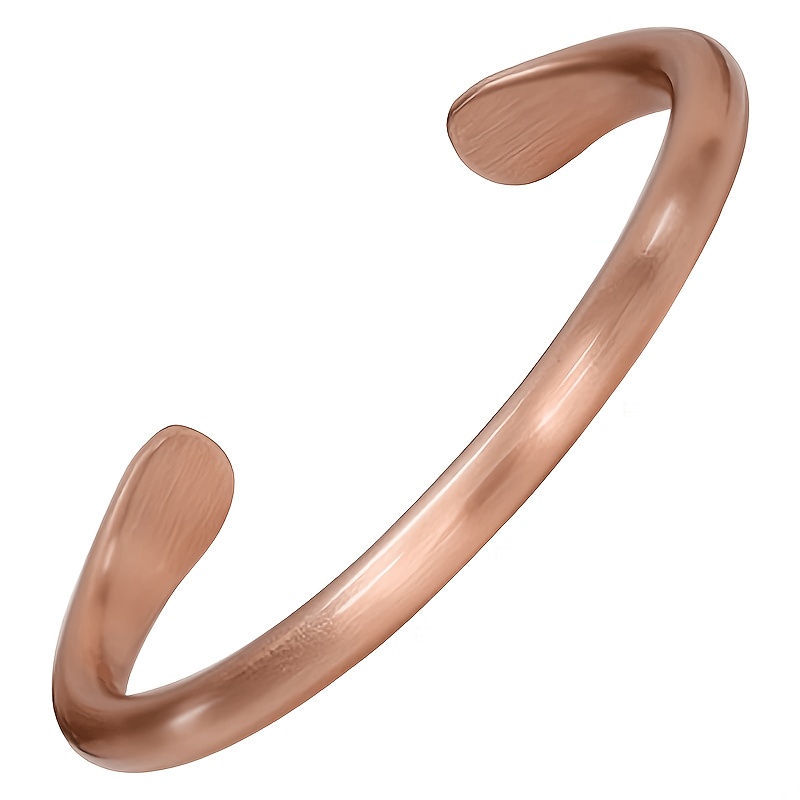 TEMU Copper Bracelet For , Pure Copper Bracelets, , Solid & Handmade Tibetan Bracelet