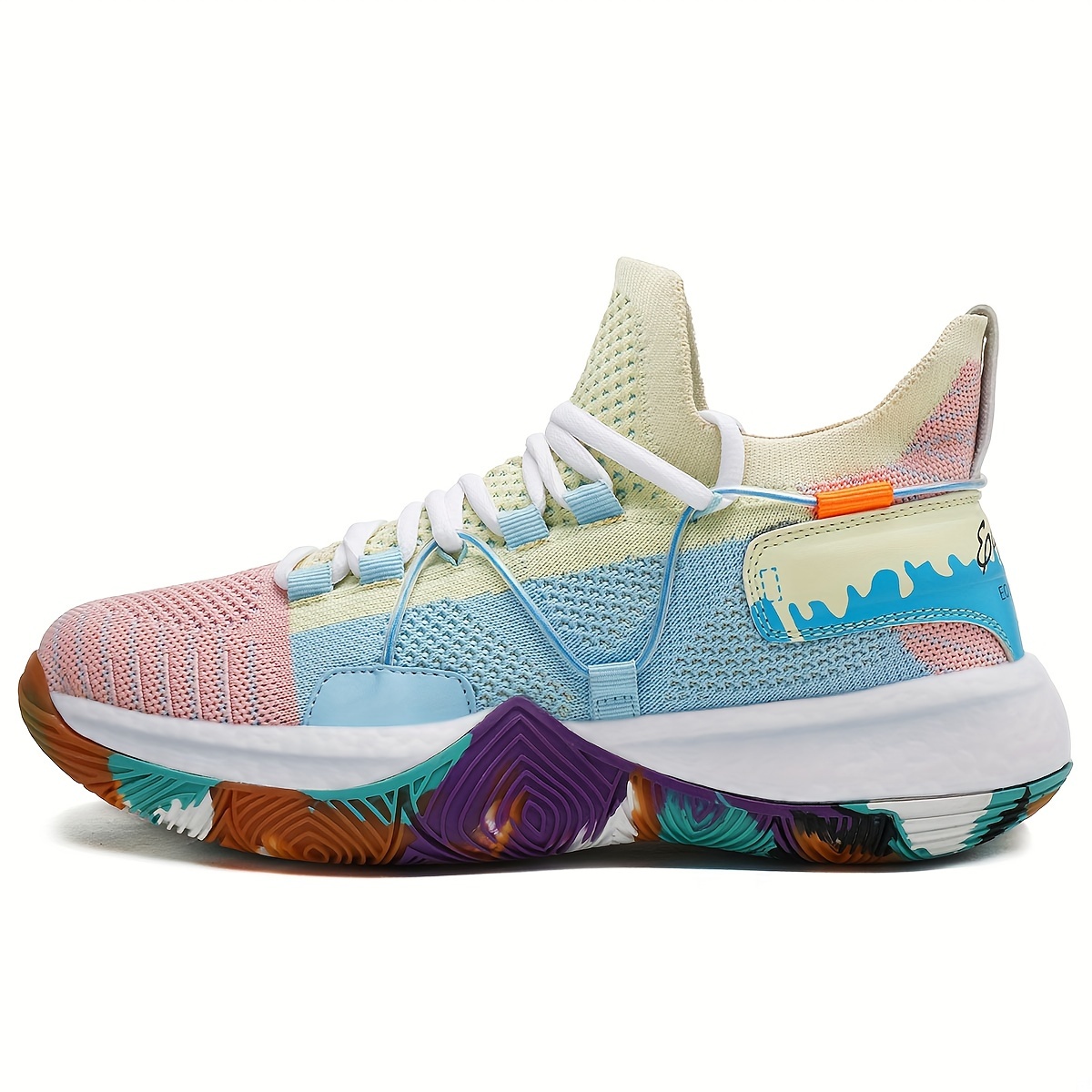 Women's Basketball Shoes With Arch Support, Trendy Colorful Running Walking  Tennis Shoes, Breathable Platform Sneakers
