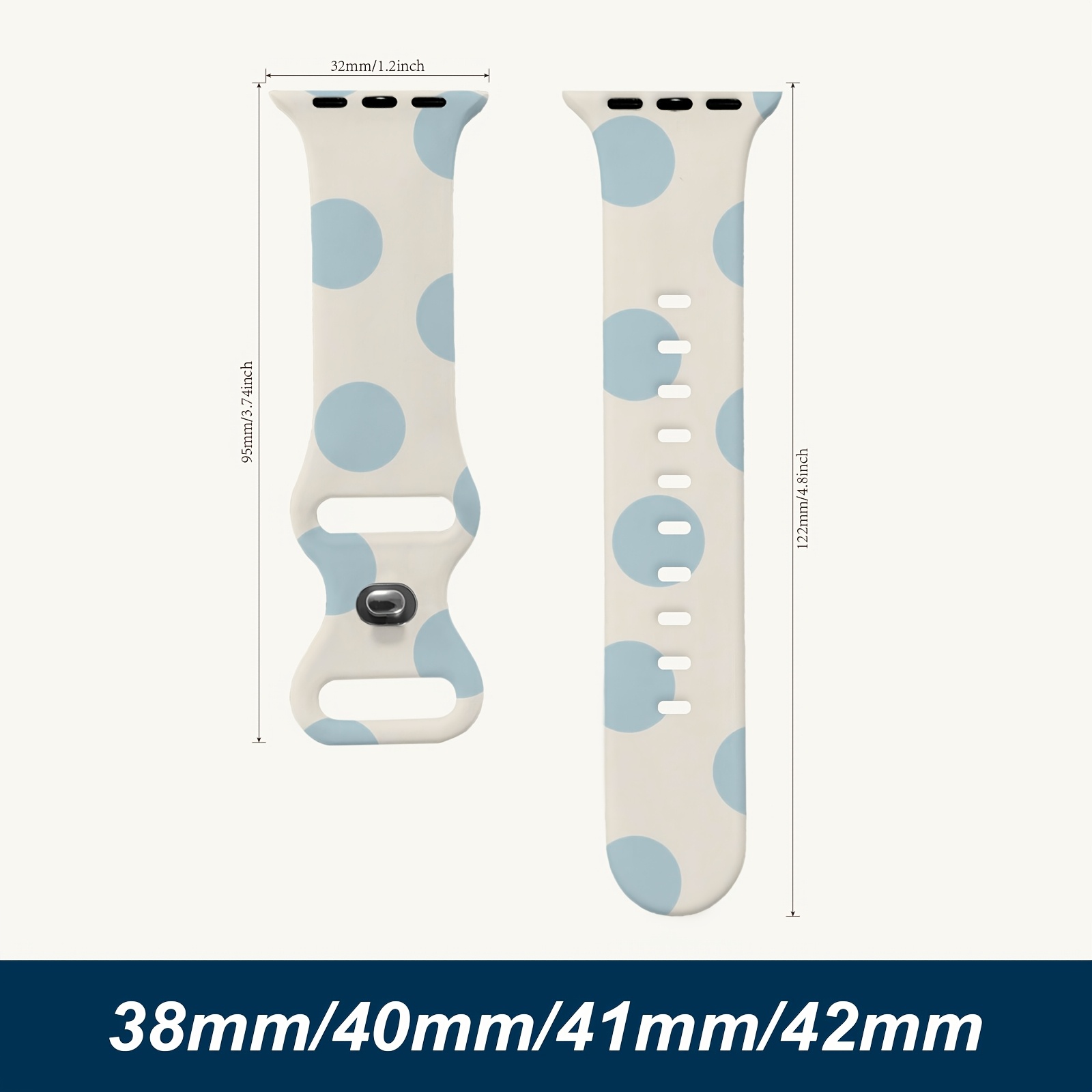 TEMU Watch Band For Watch /5/6/7/8/9/10, Se1/2, Ultra1/2/3 And All Series. Pattern Printed, Hypoallergenic And Skin-friendly, Vibrant Colors,