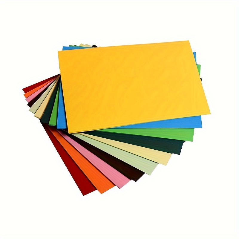 

A4 Colored Cardstock Variety Pack, 10 Assorted Colors, Pure Wood Pulp Craft Paper, Bulk Set For Diy Crafts, Greeting Cards, Drawing - Multi-purpose Art Paper With Other Patterns Accessory