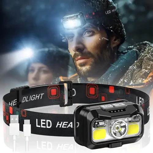 T6 XPE COB LED USB E 18650 Head L Cg T Lamp US $0.99 - Foto 9