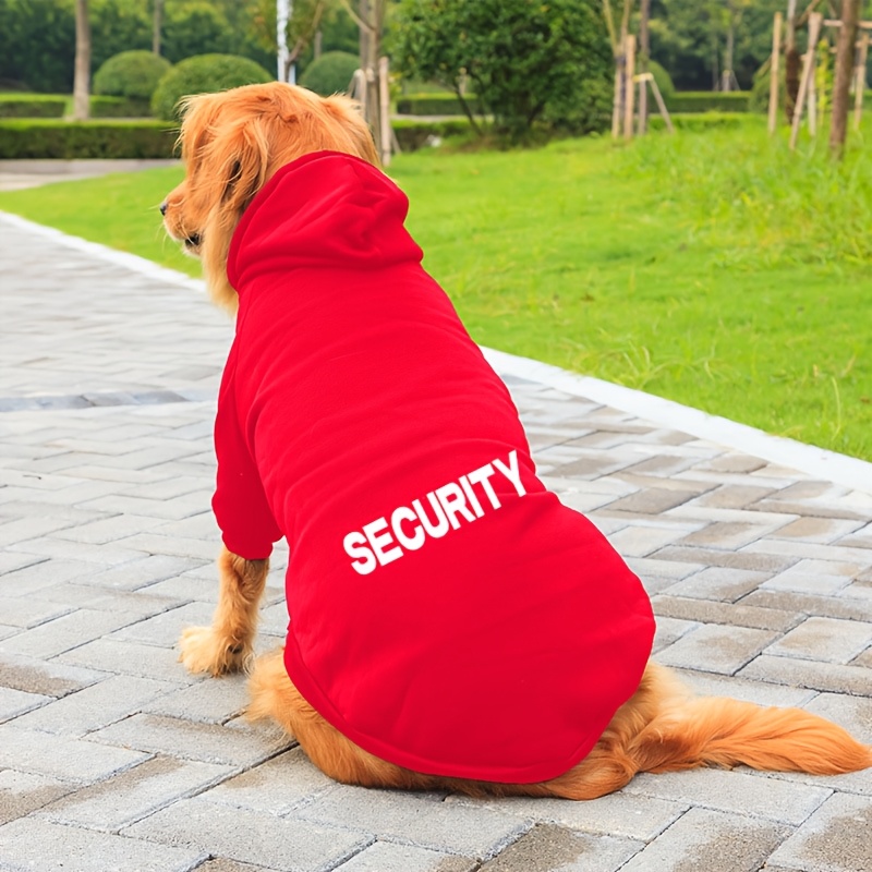 TEMU Plush-lined Autumn/winter Clothing For Large Dogs: Golden Retriever, Labrador, Samoyed, Border Collie, Malamute - Stylish Apparel