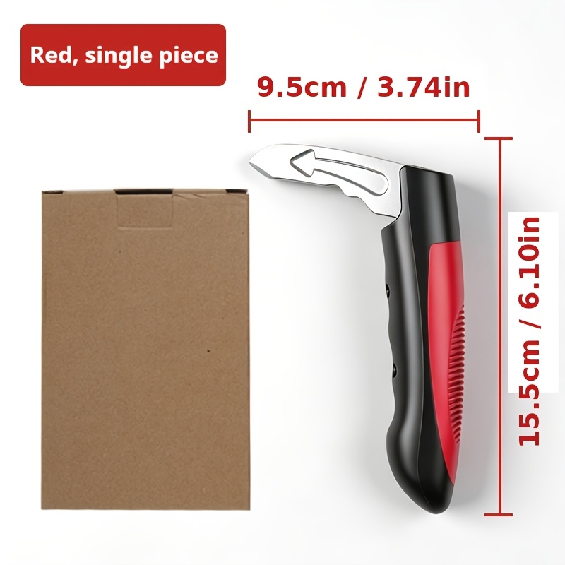 TEMU Car Door Assist Handle And Window Breaker Hammer 2-in-1, Portable Vehicle Safety Escape Handle, Boarding And Alighting Aid For The Elderly,